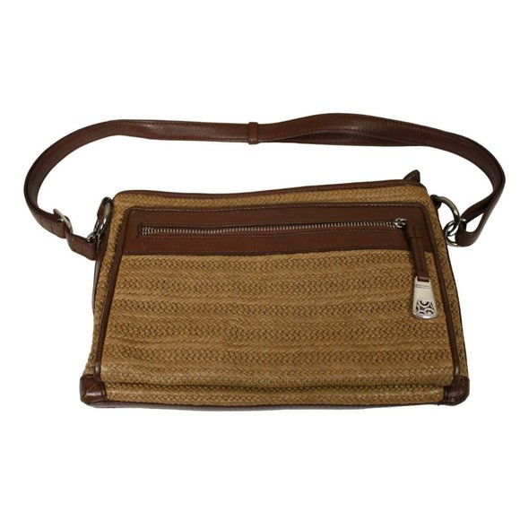 Bags Brighton Your Bag Brooklyn Crossbody Organizer Straw Leather